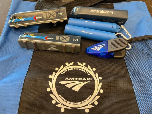 Amtrak swag from a like minded train enthusiast