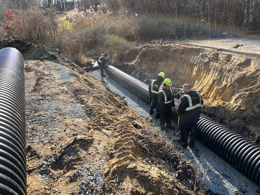 Neptune Culvert and Roadway Repair to restore Fire Lane Access to a Heliport